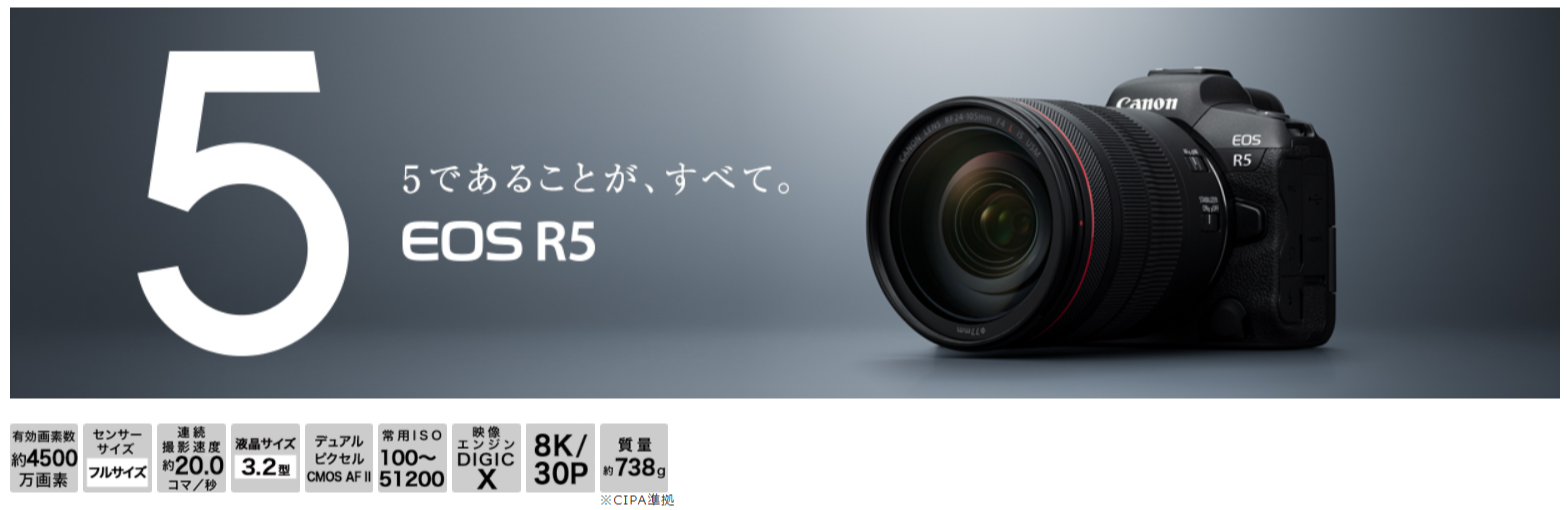 EOS R5 特徴