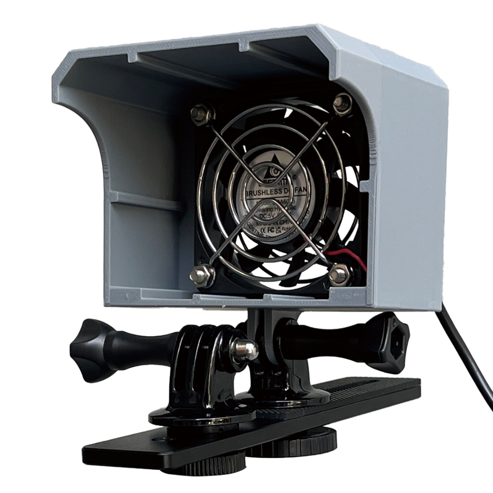 GoPro・Osmo Action用 熱停止防止 空冷装置